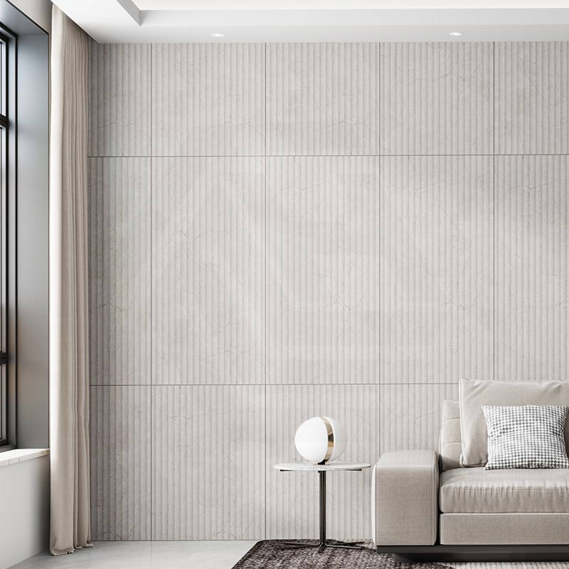 Crema Marfil Bianco 3D Concave Marble Look SilkTec White 600x1200mm Tile