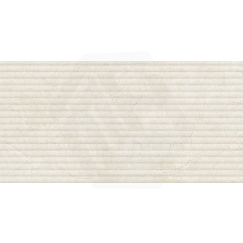 Crema Marfil Ivory 3D Concave Marble Look SilkTec Beige 600x1200mm Tile