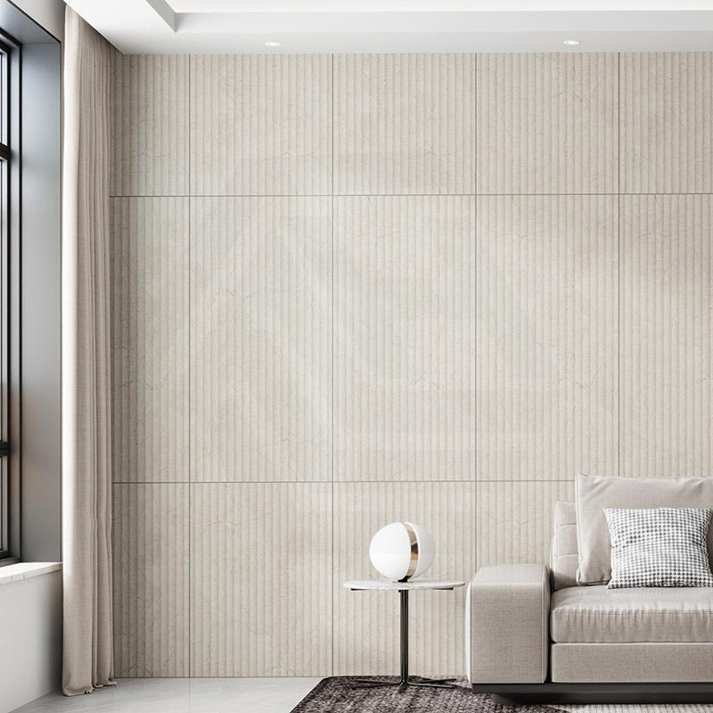 Crema Marfil Ivory 3D Concave Marble Look SilkTec Beige 600x1200mm Tile