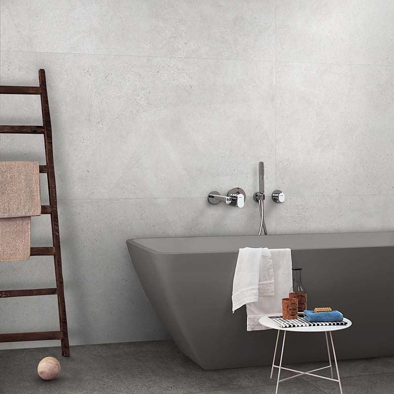 Concrete Rock White Concrete Look Matt 300/600/1200mm Tile