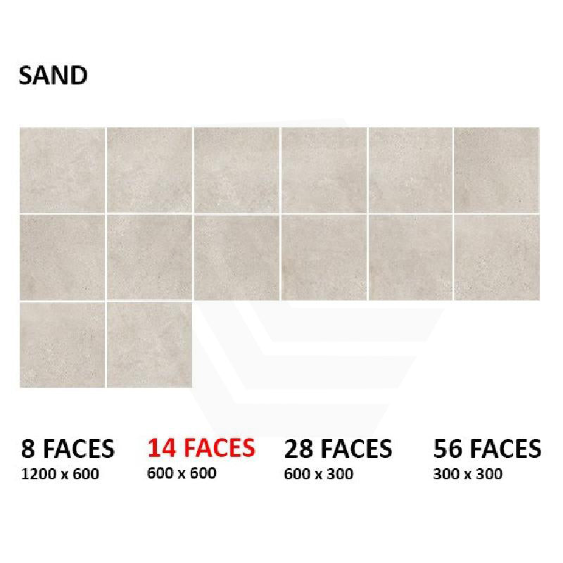 Concrete Rock Sand Concrete Look Matt Beige 300/600/1200mm Tile