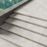Cosmic Pearl Round Edge Stone Look External Bullnose 400x600x20mm