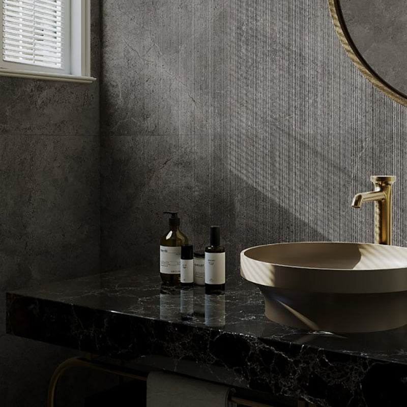 Cosmic Smoke Stone Look Matt Dark Grey 300/600/1200mm Tile