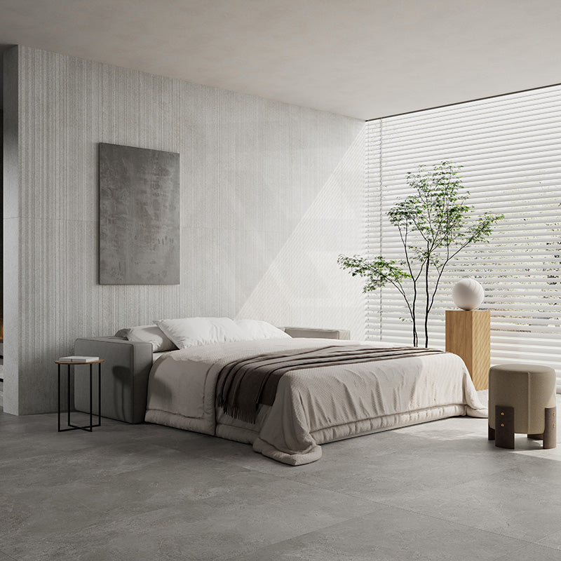Cosmic Pearl 3D Line Décor Stone Look Matt 600x1200mm Tile