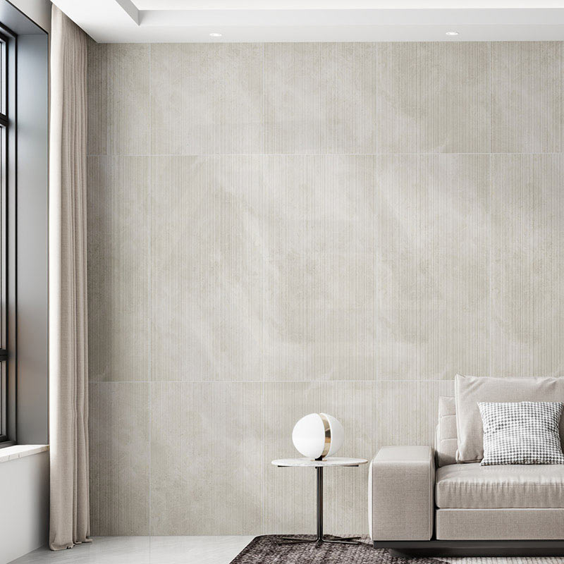 Cosmic Pearl 3D Line Décor Stone Look Matt Light Grey 600x1200mm Tile