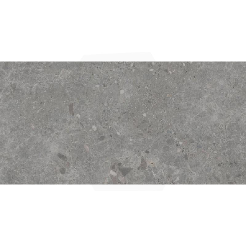 Dawn Coal Terrazzo Look Matt Medium Grey 300/600mm Tile