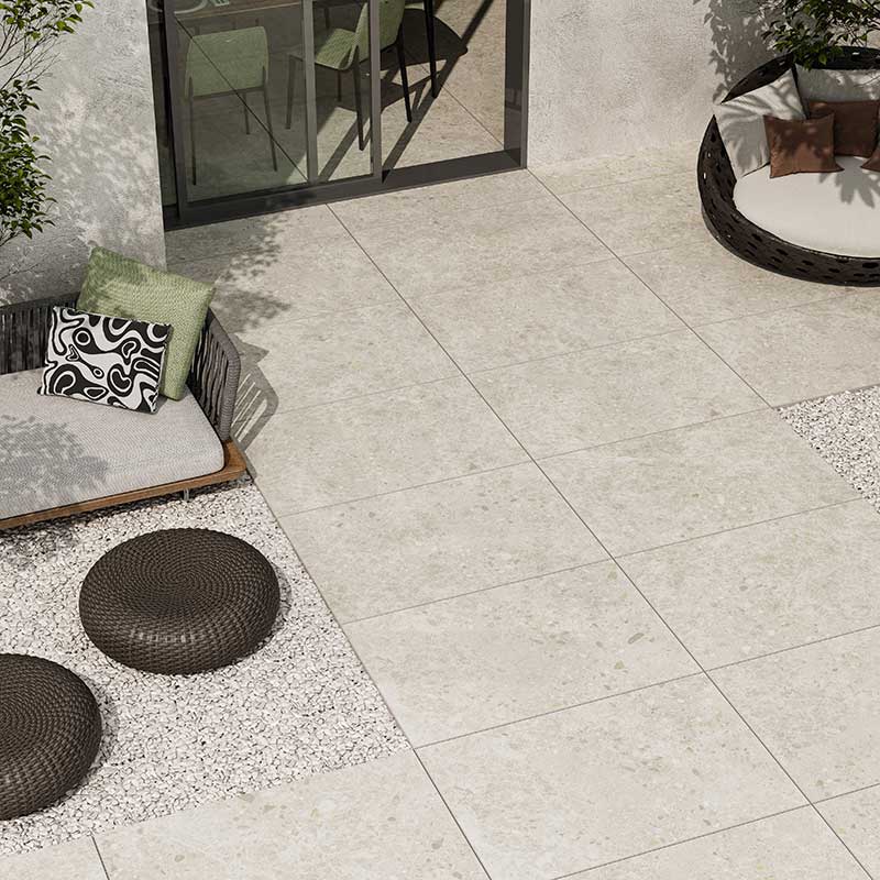 Dawn Ivory Terrazzo Look External Paver 400x600x20mm