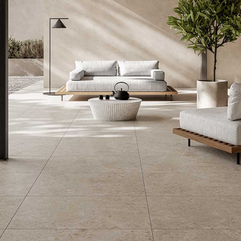 Dawn Ivory Terrazzo Look External Paver 400x600x20mm