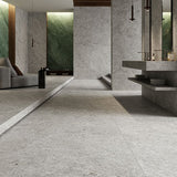 Dawn Silver Terrazzo Look Light Grey Matt 300/600/1200mm Tile