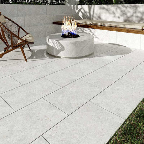 Dawn White Terrazzo Look External Paver 400x600x20mm