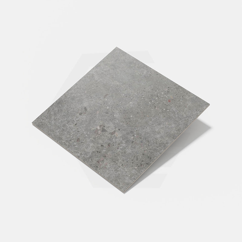Dawn Coal Terrazzo Look External Medium Grey 600x600mm Tile