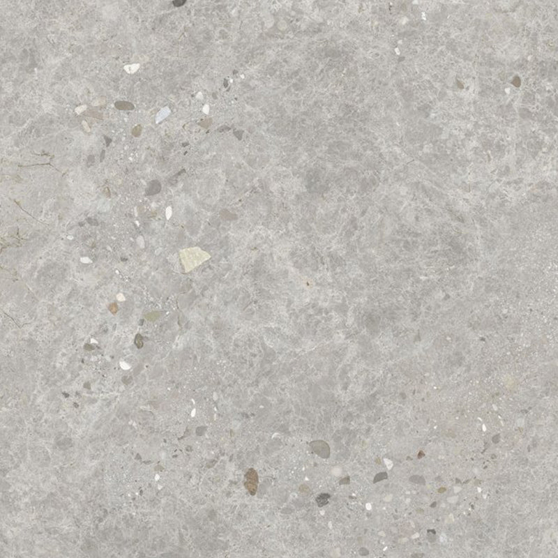 Dawn Silver Terrazzo Look External Light Grey 600x600mm Tile