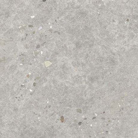 Dawn Silver Terrazzo Look External Light Grey 600x600mm Tile