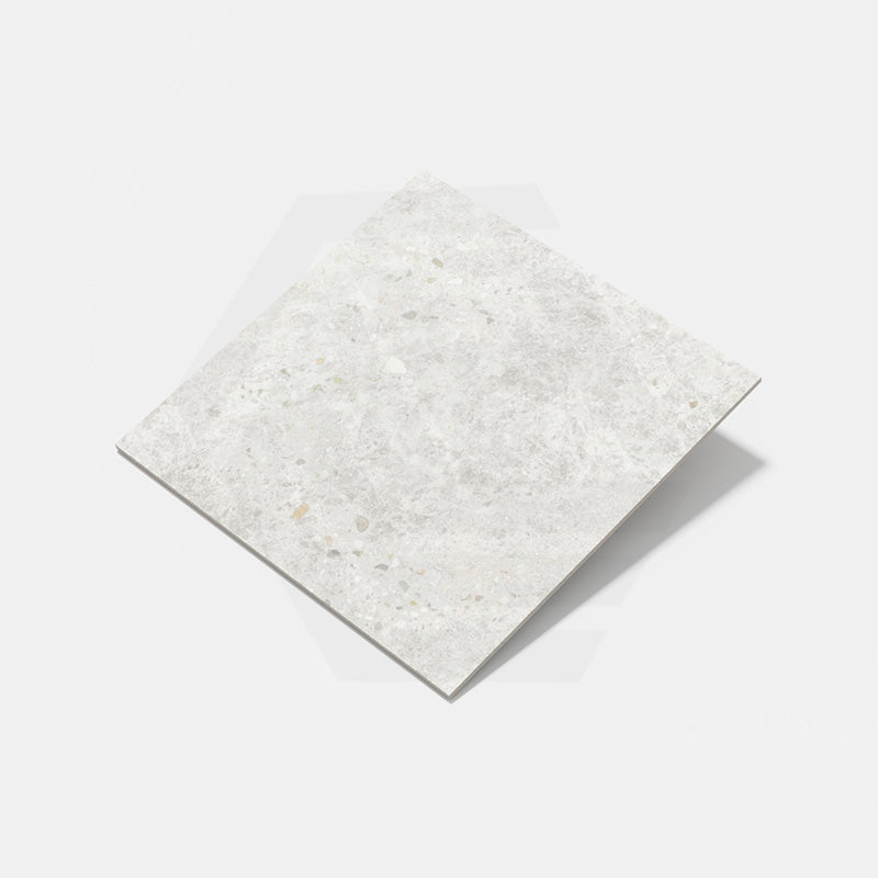 Dawn White External Terrazzo Look 600x600mm Tile