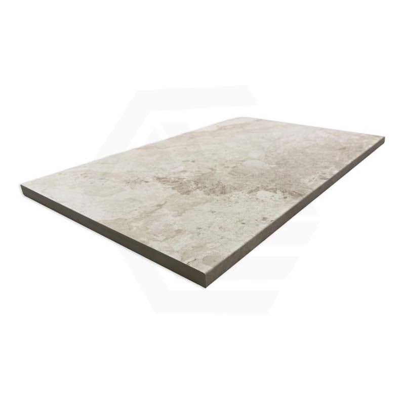 Dreamy Cream Marble Look External Bullnose Pencil Edge 400x600x20mm