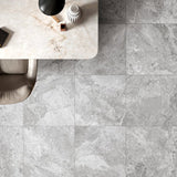 Dreamy Light Grey SurfaceTec Marble Look 300/600/1200mm Tile