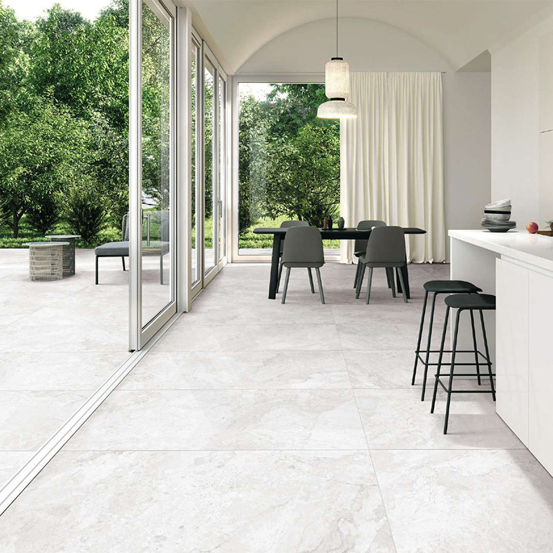 Dreamy White SurfaceTec Marble Look 300/600/1200mm Tile