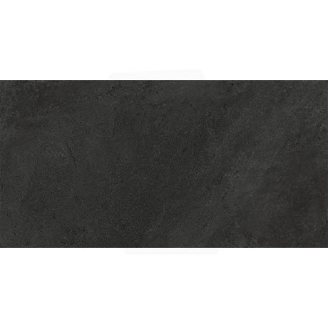 French Alps Carbon Matt Black Stone Look 300/600mm Tile