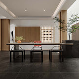 French Alps Carbon Matt Black Stone Look 300/600mm Tile