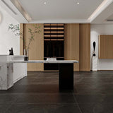French Alps Carbon Matt Black Stone Look 300/600mm Tile