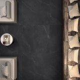 French Alps Carbon Matt Black Stone Look 300/600mm Tile