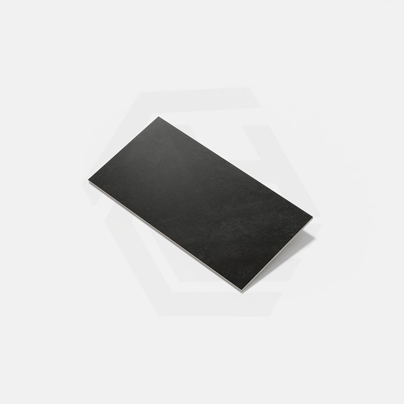 French Alps Carbon Matt Black Stone Look 300/600mm Tile