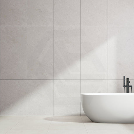 French Alps Cloud White Matt Stone Look 300/600/1200mm Tile