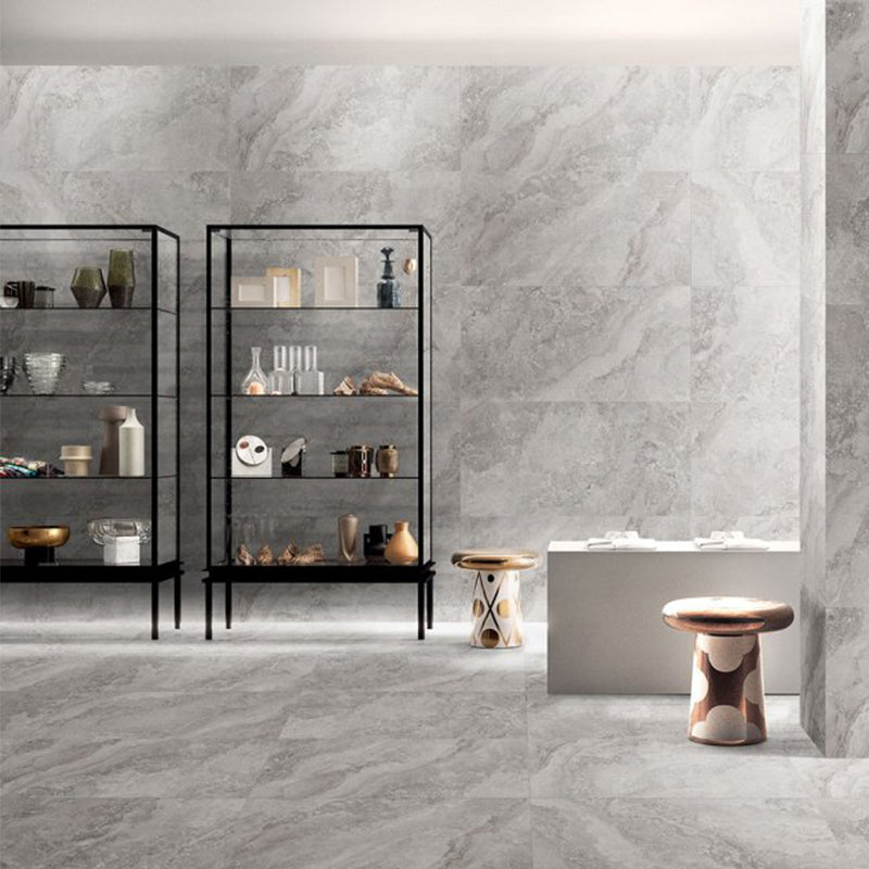 Galaxy Light Grey SurfaceTec Travertine Look 300/600/1200mm Tile