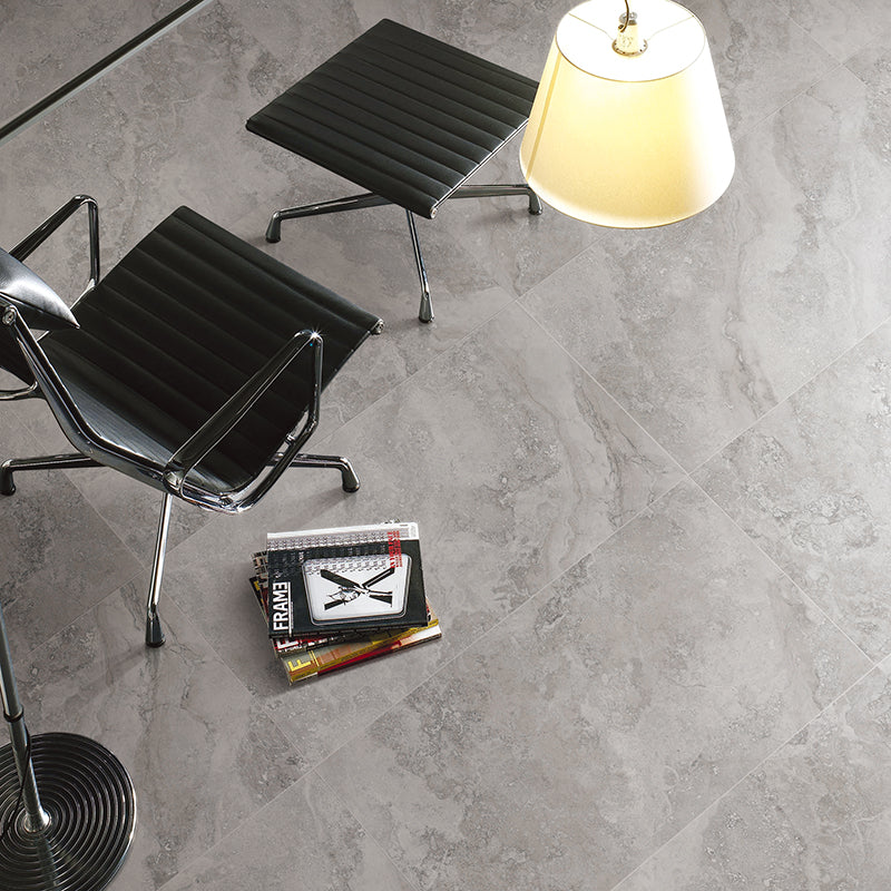 Galaxy Light Grey SurfaceTec Travertine Look 300/600/1200mm Tile