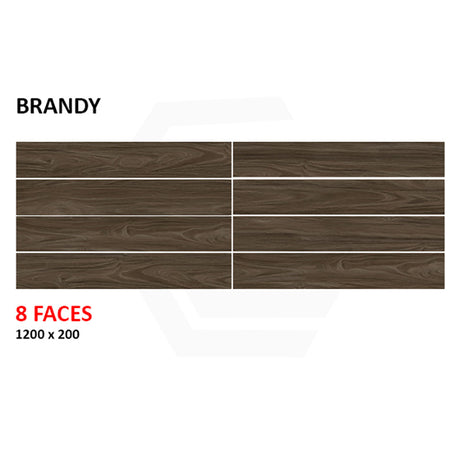 HikePro Brandy Matt Timber Look 200x1200mm Tile