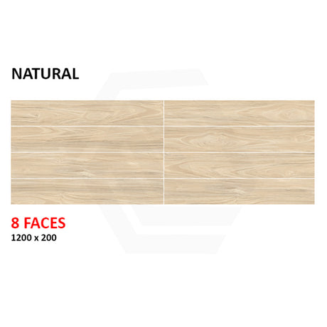 HikePro Natural Matt Timber Look 200x1200mm Tile