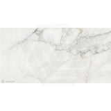 Kaolin Calacatta Nuvola Marble Look White Silktec Tile 300/600/1200mm