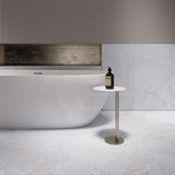 Kaolin Cielo Dolomite Marble Look Light Grey Silktec 600/1200mm Tile
