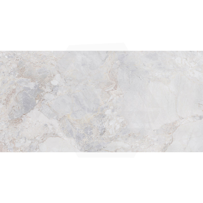Kaolin Cielo Dolomite Marble Look Light Grey Silktec 600/1200mm Tile