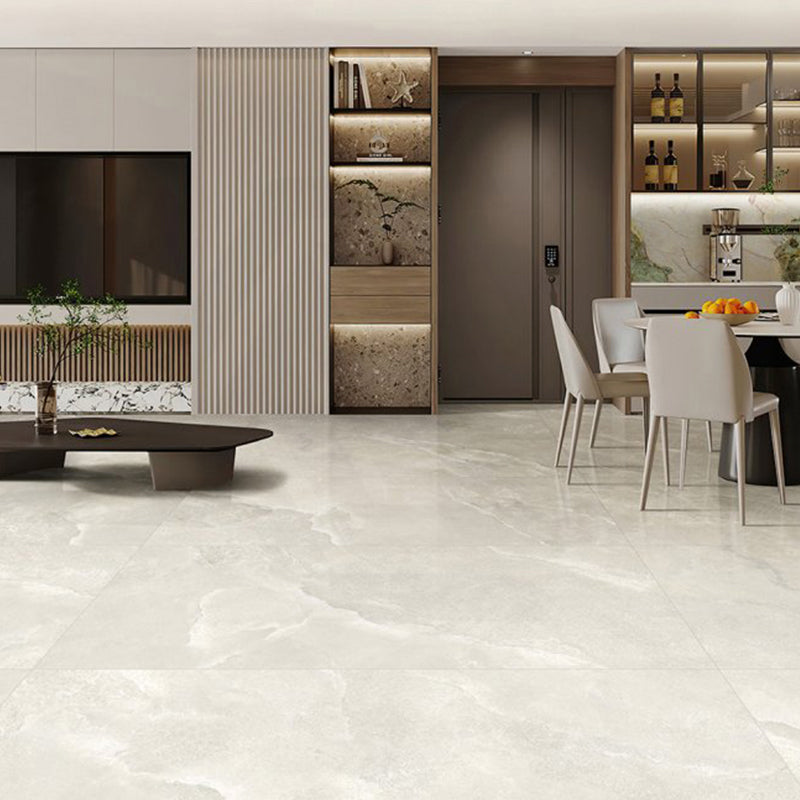 Kaolin Crema Perla Marble Look White Silktec® 300/600/1200mm Tile