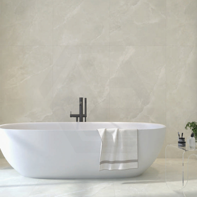 Kaolin Crema Perla Marble Look White Silktec® 300/600/1200mm Tile