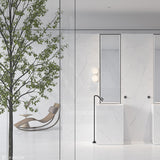 Kaolin Giselle 2.0 Marble Look White SilkTec Tile 300/600mm/Endless Vein 1200mm