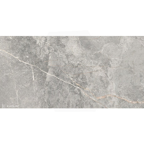 Kaolin Granito Grigio Medium Grey Silktec Marble Look 300/600/1200mm Tile