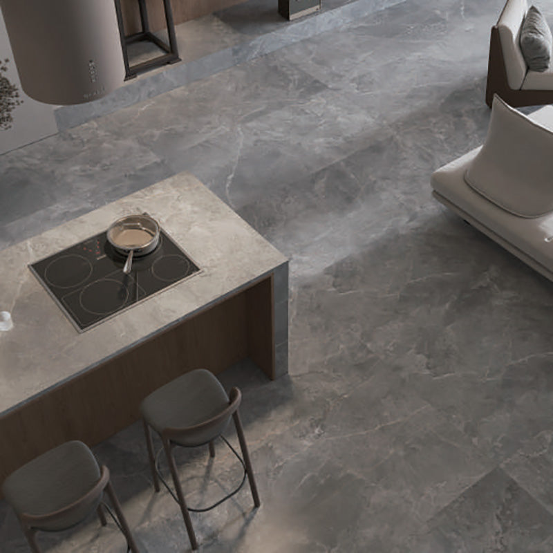 Kaolin Granito Grigio Medium Grey Silktec Marble Look 300/600/1200mm Tile