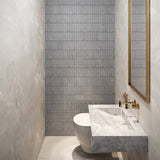 Kaolin Granito Grigio Medium Grey Silktec Marble Look 300/600/1200mm Tile