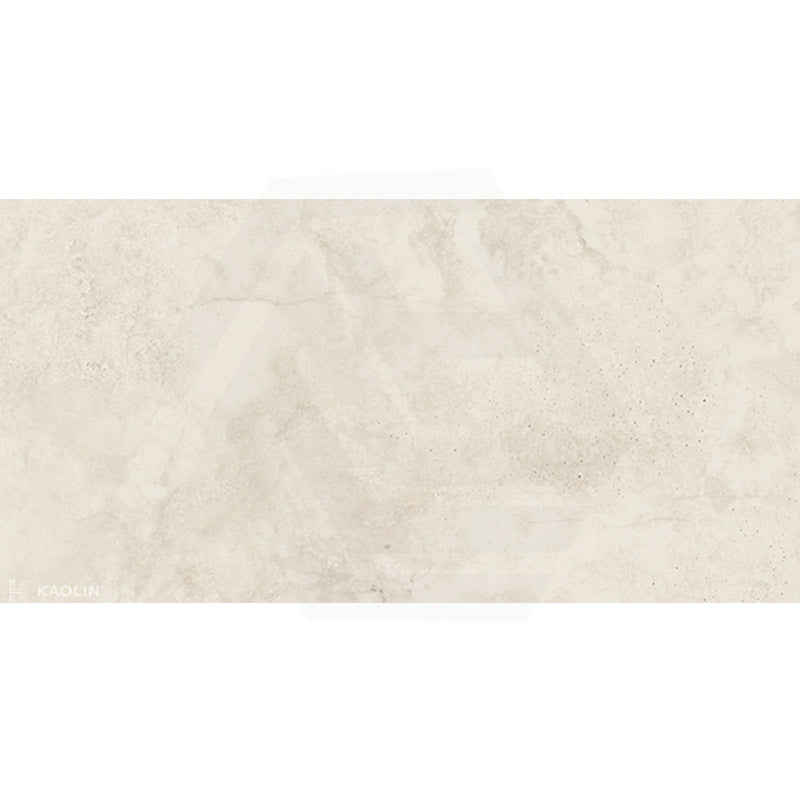 Kaolin Tuscan Creme Travertine Beige Silktec Marble Look 300/600/1200mm Tile