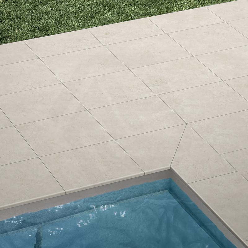 NAVONA Bianco External Paver Travertine Look 400x600x20mm