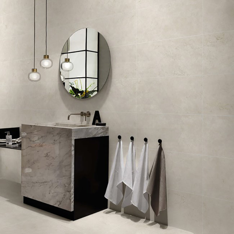 NAVONA Bianco SurfaceTec Beige Travertine Look 300/600/1200mm Tile