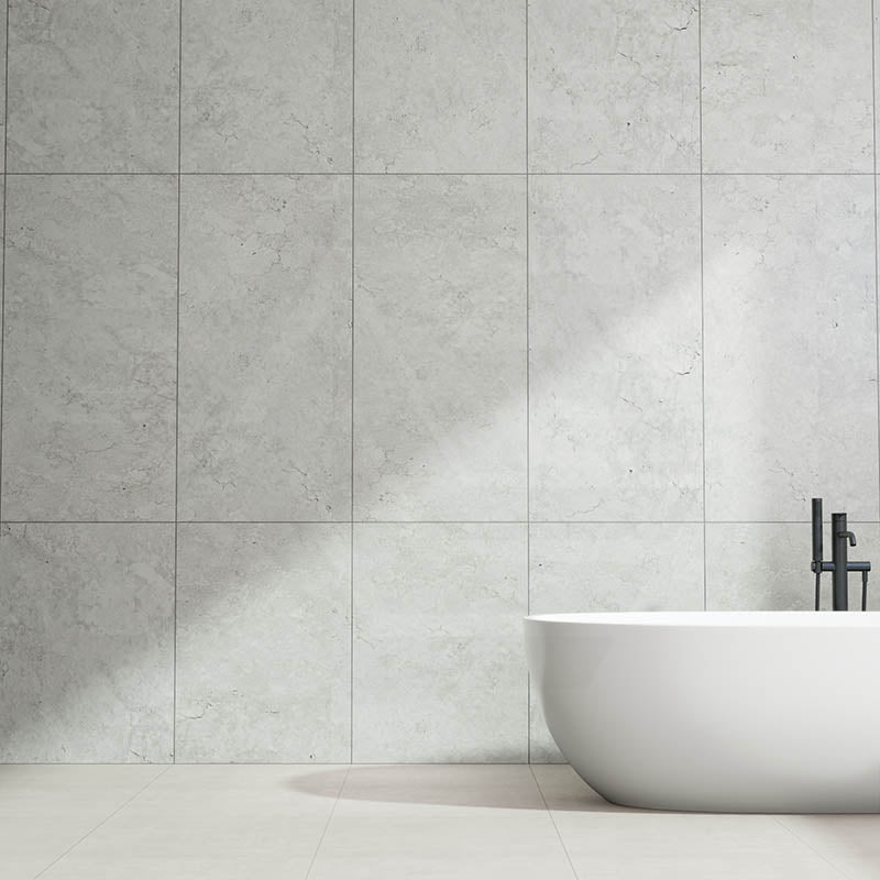 NAVONA Chalk SurfaceTec Travertine Look 600x1200mm Tile
