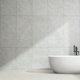 NAVONA Chalk SurfaceTec Travertine Look 600x1200mm Tile
