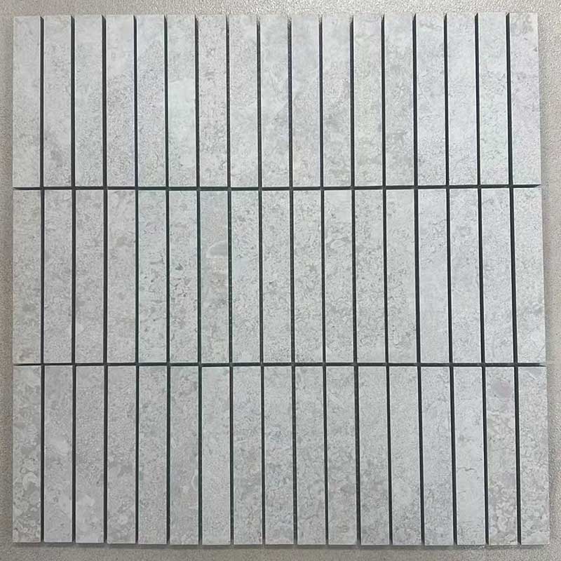 Avalon White Kitkat Mosaics SurfaceTec 298x298mm Feature Tile