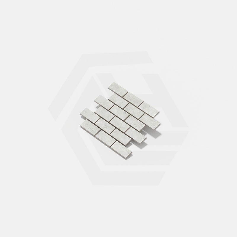 Capri Glacier SurfaceTec Tumbled Edge 299x305mm Mosaic Tile (48x98mm Chip Piece)