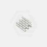 Capri Glacier SurfaceTec Tumbled Edge 299x305mm Mosaic Tile (48x98mm Chip Piece)