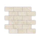 Capri Nutmeg SurfaceTec Tumbled Edge 299x305mm Mosaic Tile (48x98mm Chip Piece)