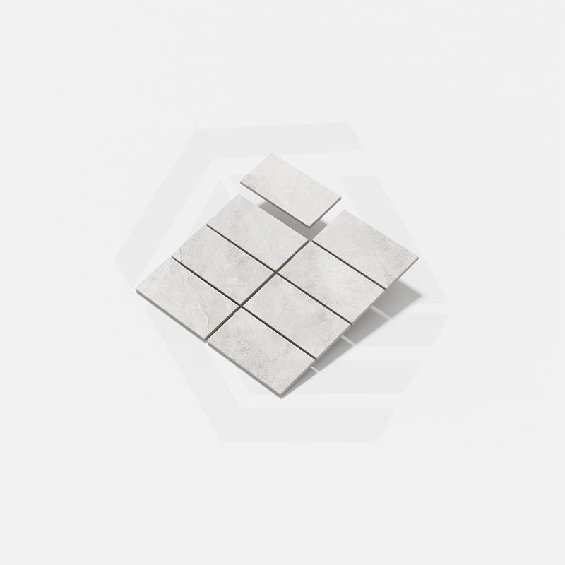 Capri Glacier SurfaceTec Subway Tumbled Edge 100x200mm Tile